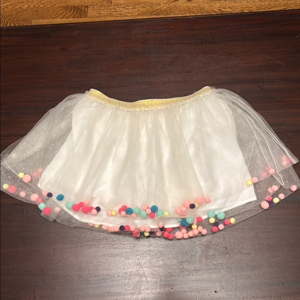 Cat & Jack golden tulle bubble girl’s skirt size XL (14/16)
